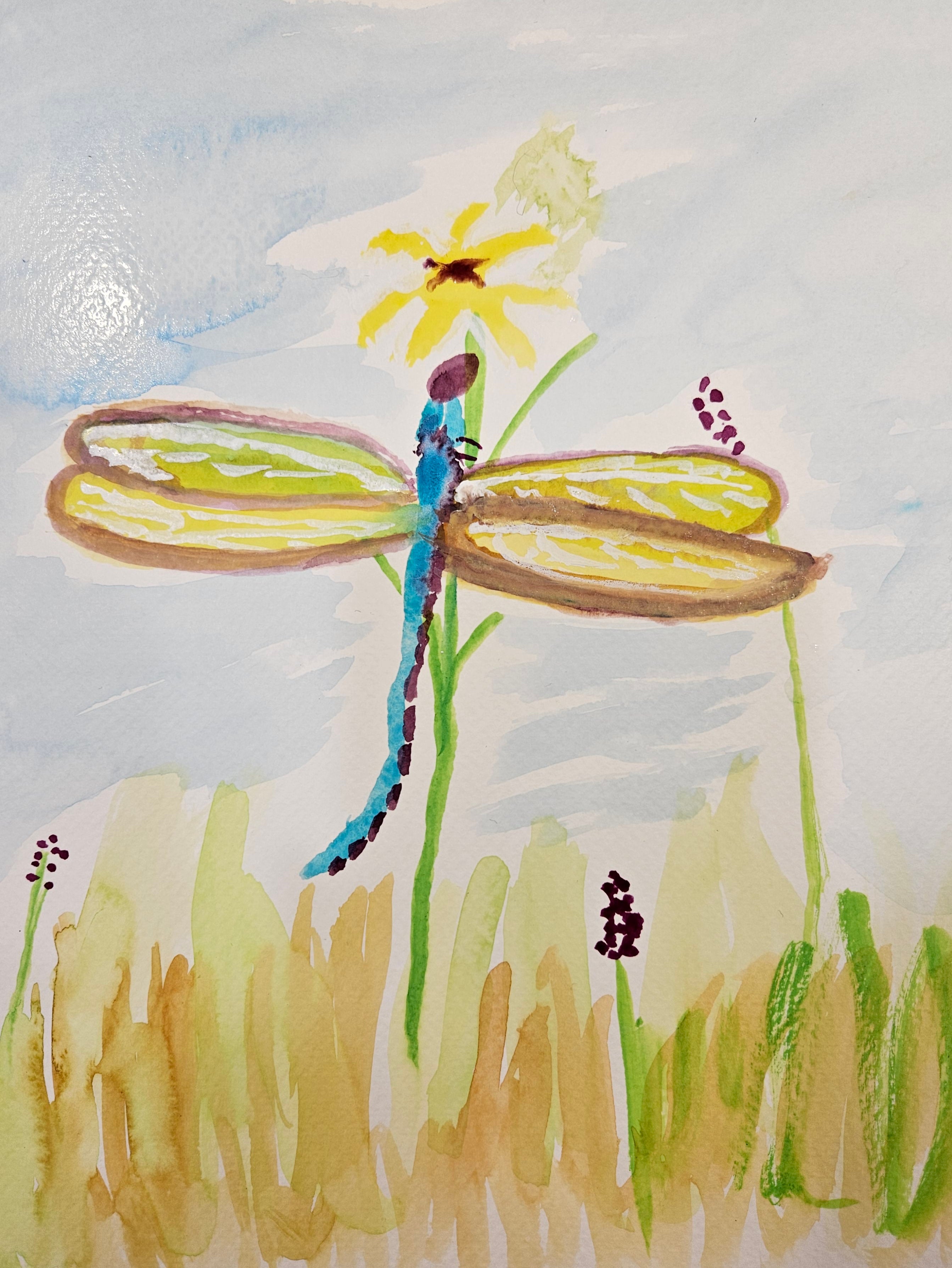 Moose Watercolor Wax Resist