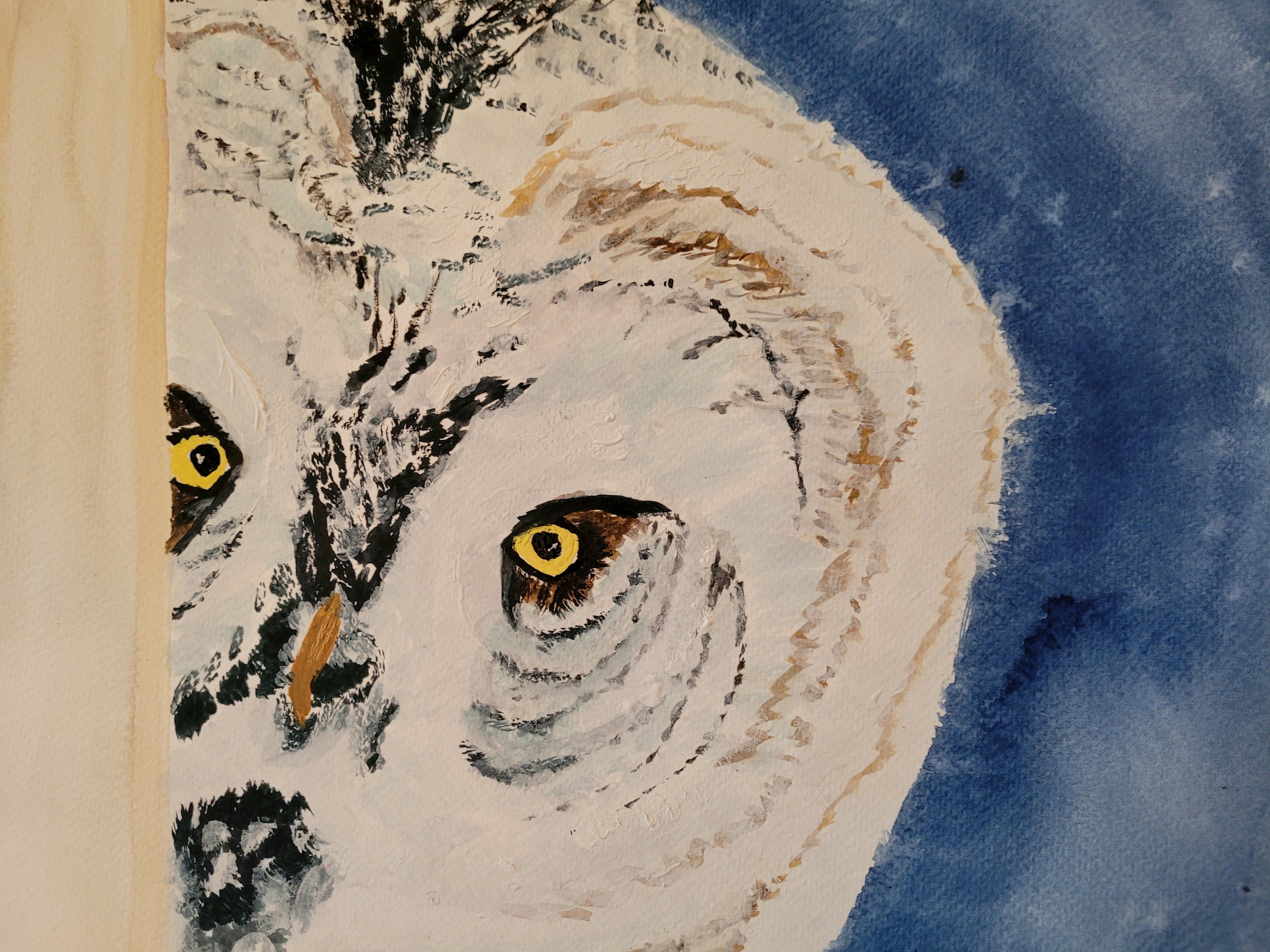 Moose Watercolor Wax Resist