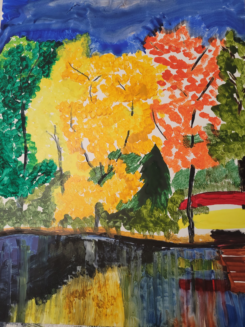 Moose Watercolor Wax Resist