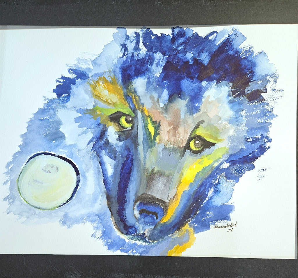 Moose Watercolor Wax Resist