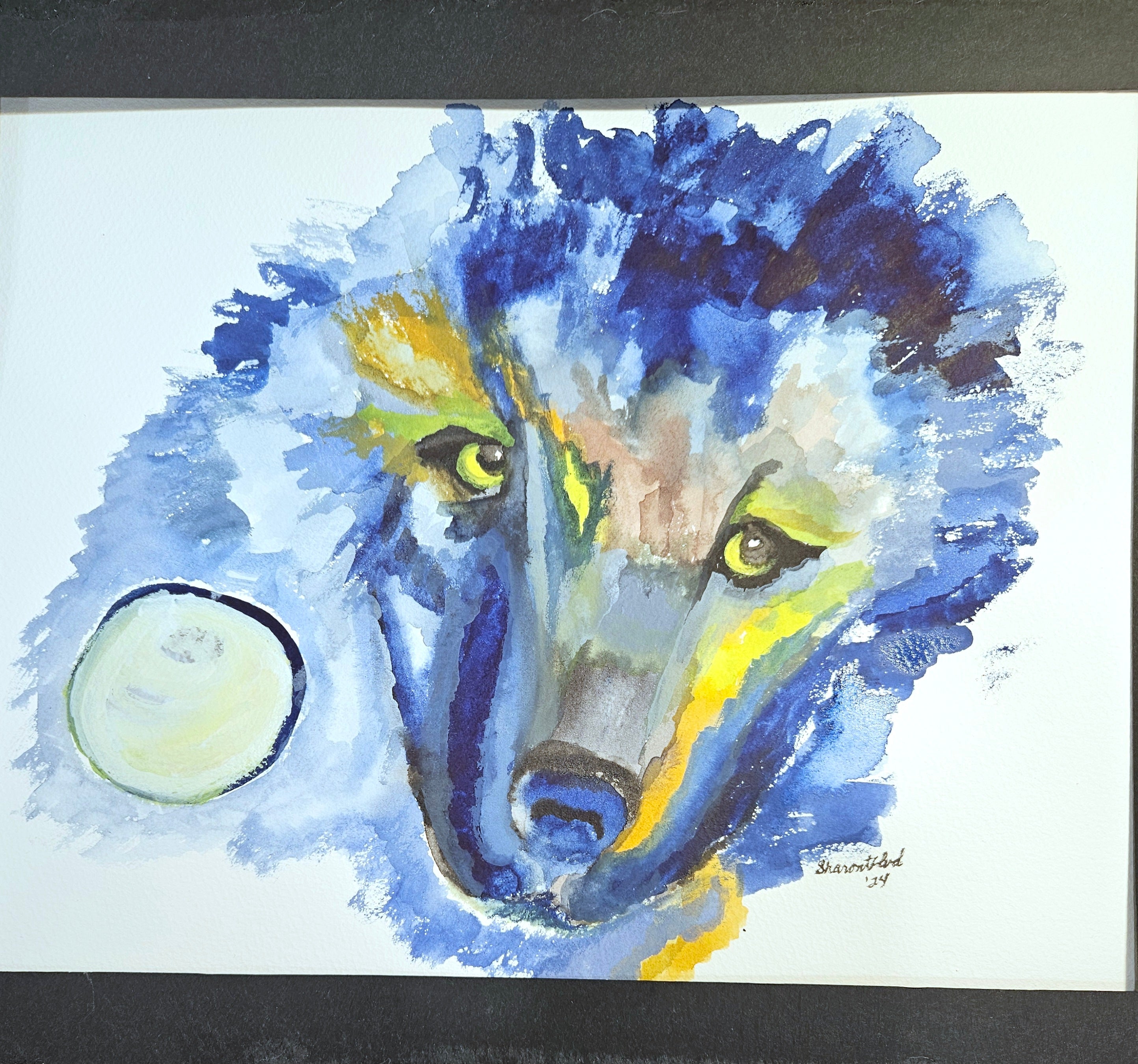 Moose Watercolor Wax Resist