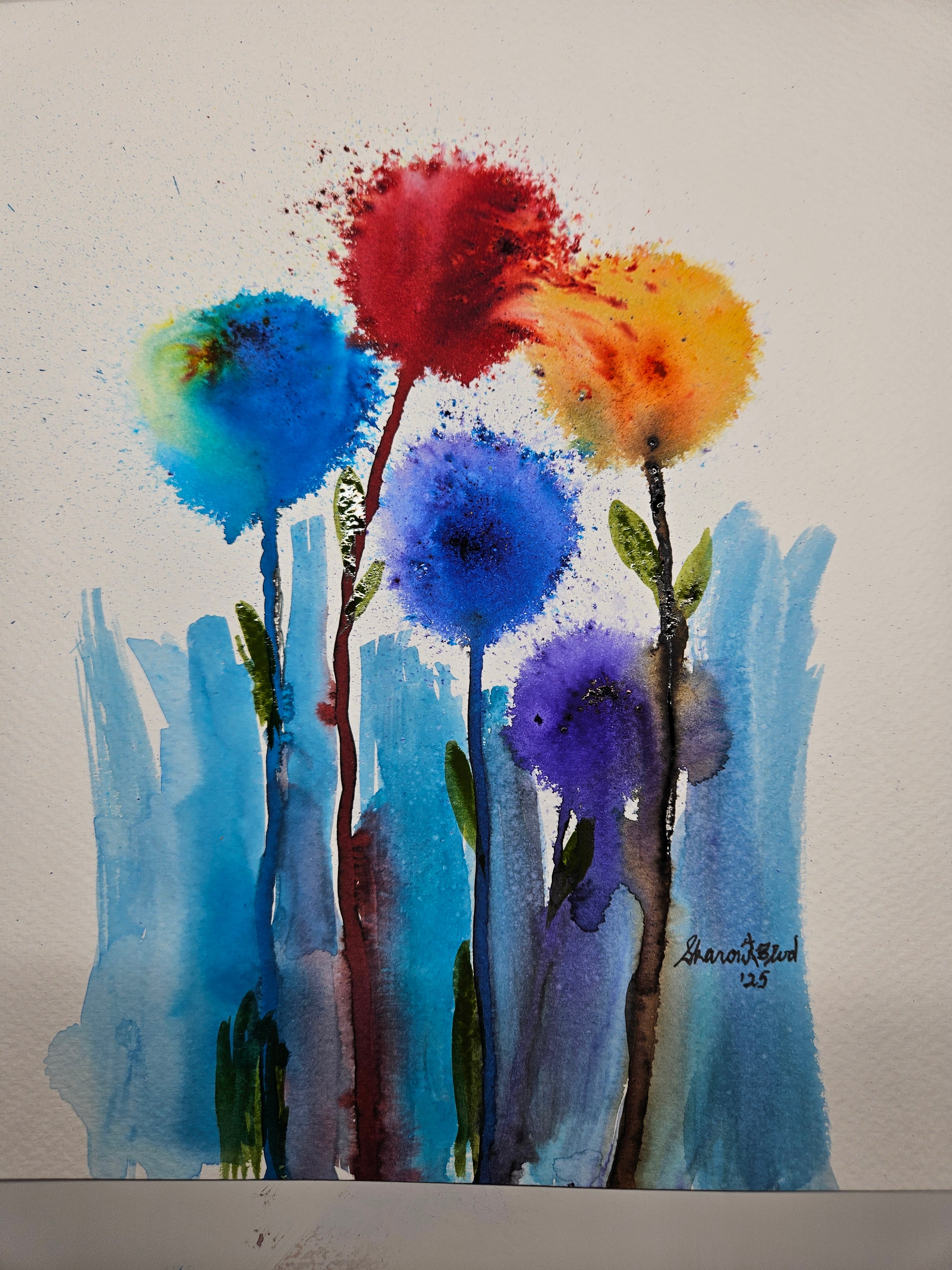 Moose Watercolor Wax Resist