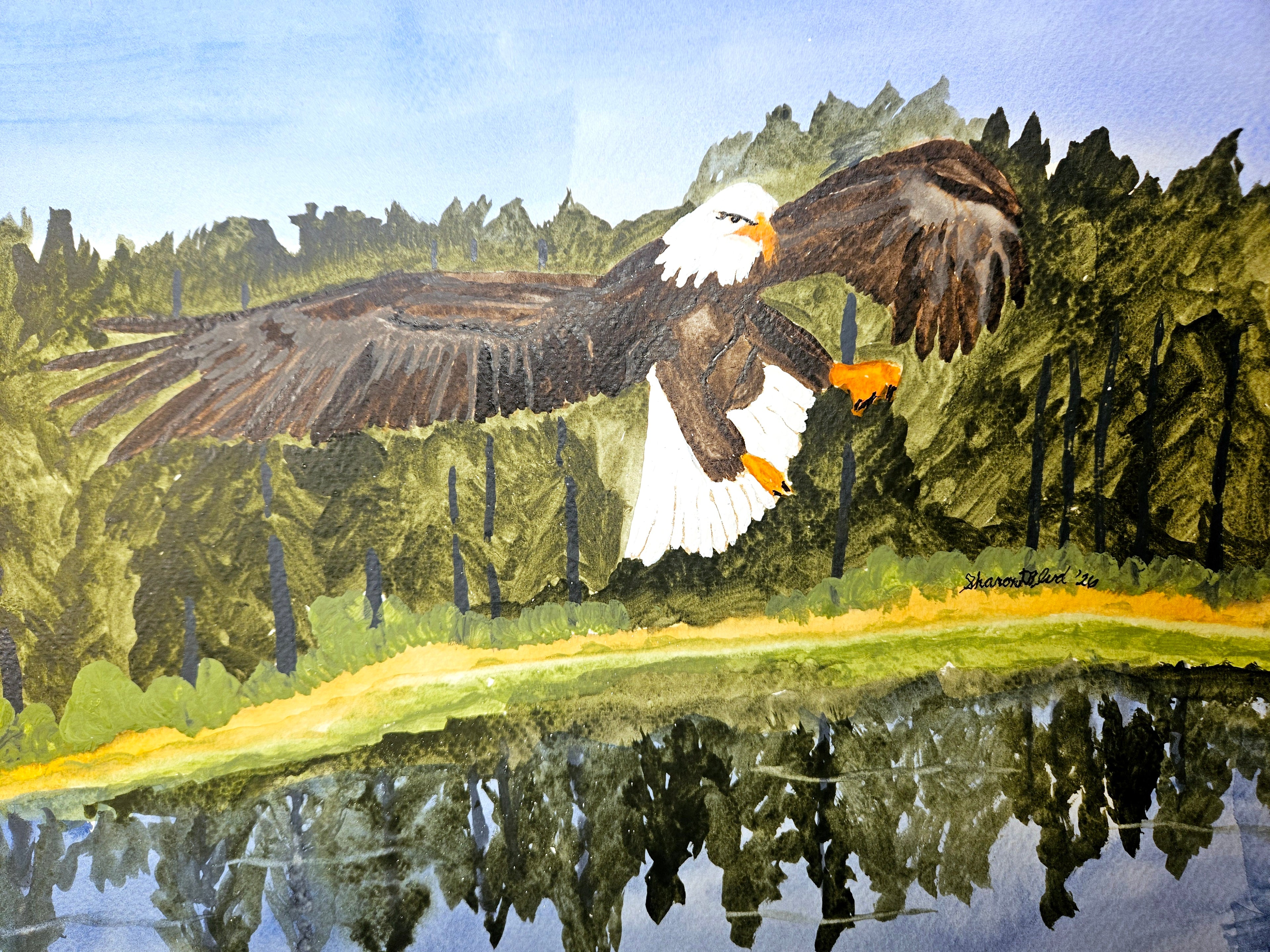 Eagle Summer's Coming print 11x14
